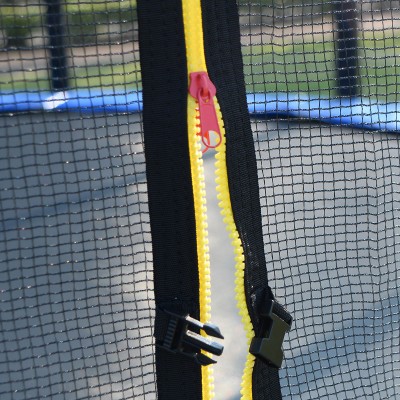 Gymax 16FT Trampoline Combo Bounce Jump Safety Enclosure Net   
